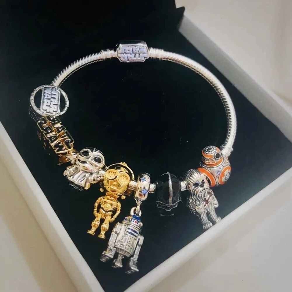 1pcs Pandora Harry Potter Star Wars Winnie The Pooh Charms - Picture 8 of 17
